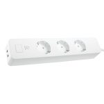 Deltaco SMART HOME SH-P03USB2 WiFi, 3xCEE 7/3, 2xUSB-A, 1,5m, fehér Elosztó