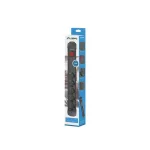 Lanberg SP1-05F-0300-BK 5x Schuko aljzat túlfeszültség ellen védett 3m kapcsolós fekete elosztósor