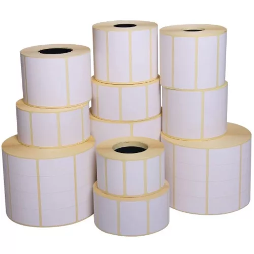 Tekercses THERMO címke 50x30mm 25/500 Fehér
