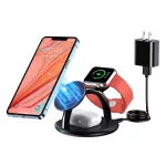 Choetech 3-1ben (Mágneses Wireless, fekete), töltő