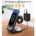 Choetech 3-1ben (Mágneses Wireless,fekete), Choetech