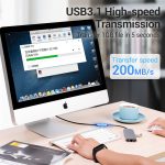 Vention USB-C 3.1/M -> USB-C 3.1/F, 1m, (hosszabbító,szövet), kábel