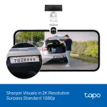 TP-Link TAPO C610 KIT kültéri napelemes Vezeték nélküli 2K 3MP 2× 850 nm IR LED kamera szett