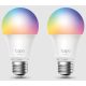 TP-LINK Tapo L530E(2-pack) Smart WiFi Light Bulb, Multicolor