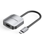 Vention USB-C -> HDMI (0,15m Szürke Aluminum Ötvözet) konverter