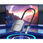 Vention USB-C -> VGA (0,15m Szürke Aluminum Ötvözet) konverter