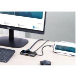 Vention USB-C -> HDMI/VGA/USB3.0/PD (0,15m Szürke, fém Ötvözet) konverter