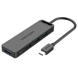 Vention USB-C -> USB-A 3.0*4 & Micro B USB 1m, Hub