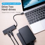 Vention USB-C -> USB-A 3.0*4 & Micro B USB 1m, Hub