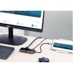 Vention USB-C -> HDMI/USB3.0*3/PD (0,15m Szürke Aluminum Ötvözet), Dokkoló