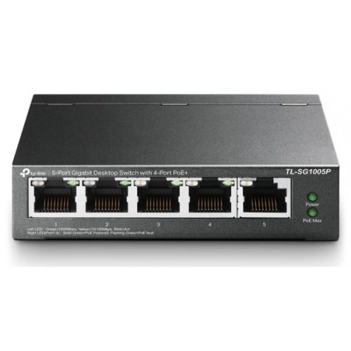 TP-LINK TL-SG1005P 5-Port Gigabit Desktop Switch