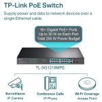 TP-LINK SWITCH TL-SG1218MPE 18-Port Gigabit Easy Smart