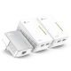 TP-LINK POWERLINE TL-WPA4220T KIT P.line AV600 WiFi 3-pack Kit