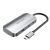 Vention USB-C -> USB3.0x3/SD/TF/PD (0,15m Szürke Aluminum Ötvözet), Hub