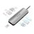 Vention USB-C -> HDMI/USB3.0x3/RJ45/SD/TF/TRRS 3.5mm/PD (0,15m Szürke Aluminum Ötvözet), Dokkoló