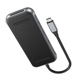   Vention USB-C -> HDMI/USB-C Gen 1/USB 3.0 x 2/RJ45/SD/TF/TRRS 3.5mm/PD (0,15m Szürke Aluminum Ötvözet) Dokkoló