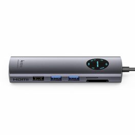   Vention USB-C -> DP/HDMI/USB 3.0*2/USB 2.0/RJ45/SD/TF/PD MST, dokkoló
