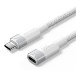 Vention USB-C 3.2/M -> USB-C 3.2/F, 0,5m,(hosszabbító, fehér, Gen2, 10Gbps), kábel