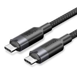 Vention USB-C 3.2/M, 0,5m,(fekete, Gen2, 10Gbps), kábel