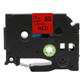   Utángyártott BROTHER TZe431 szalagkazetta 12 mm x 8m laminált piros alapon fekete felirat