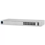 Ubiquiti UniFi USW-16-POE Gen2 16port GbE LAN 8x PoE+ 2xGbE SFP port L2 menedzselhető switch