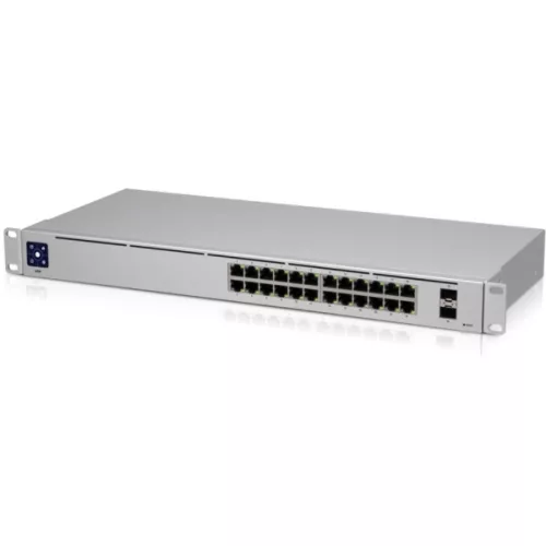 Ubiquiti UniFi USW-24 24port GbE LAN 2xGbE SFP port L2 menedzselhető switch