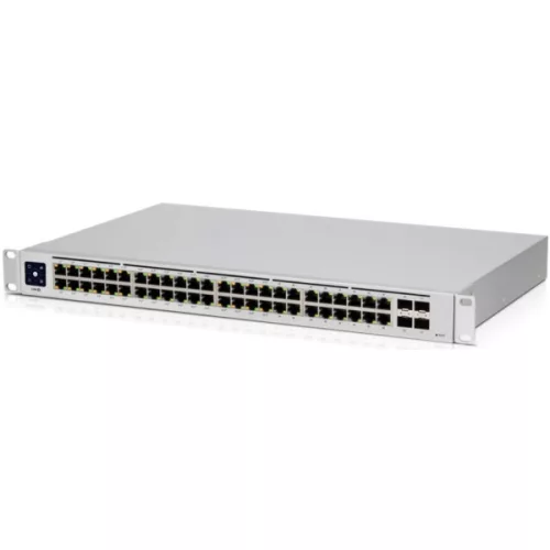 Ubiquiti UniFi USW-48-POE 48port GbE LAN 32x PoE+ 4xGbE SFP port L2 menedzselhető switch