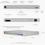 Ubiquiti USW-PRO-MAX-24-POE 16xGbE PoE LAN 8x2.5GbE Multi-Gigabit PoE LAN (400W) 2xSFP+ port L3 menedzselhető PoE switch