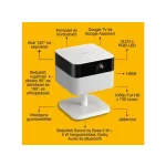 Epson EF-71 3LCD / 700 Lumen / Full HD lézer okos projektor