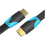 Vention HDMI, (lapos, fekete) , 1m, kábel