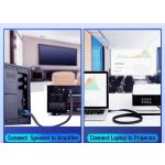 Vention HDMI,  (lapos, fekete) , 5m, kábel