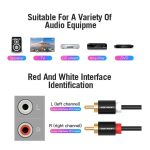 Vention 2*RCA/M -> 2*RCA/M , (audio,fekete), 1m, kábel