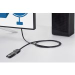 Vention USB 3.0,  (hosszabbító, fekete), 1,5m, kábel
