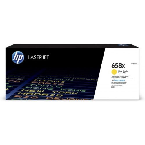 HP W2002X Toner Yellow 28.000 oldal kapacitás No.658X