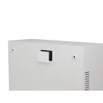Lanberg WAF1-5203-04-00S 19 4U+3U SZÉL:540mm MÉLY:200mm MAG:400mm fémajtós szürke fali rack szekrény