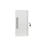 Lanberg WAF1-5203-04-00S 19 4U+3U SZÉL:540mm MÉLY:200mm MAG:400mm fémajtós szürke fali rack szekrény