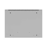 Lanberg WF01-6404-10S 19 4U SZÉL:600mm MÉLY:450mm MAG:290mm lapraszerelt üvegajtós szürke fali rack szekrény
