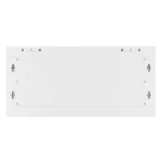 Lanberg WF01-6404-10S 19 4U SZÉL:600mm MÉLY:450mm MAG:290mm lapraszerelt üvegajtós szürke fali rack szekrény