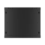 Lanberg WF01-6409-00B 19 9U SZÉL:600mm MÉLY:450mm MAG:512mm lapraszerelt fémajtós fekete fali rack szekrény