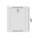 Lanberg WF01-6409-00S 19 9U SZÉL:600mm MÉLY:450mm MAG:512mm lapraszerelt fémajtós szürke fali rack szekrény