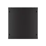 Lanberg WF01-6412-23B 19 12U SZÉL:600mm MÉLY:450mm MAG:512mm lapraszerelt perforált ajtós fekete fali rack szekrény