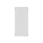 Lanberg WF01-6427-10S 19 27U SZÉL:600mm MÉLY:450mm MAG:1307mm lapraszerelt üvegajtós szürke fali rack szekrény