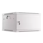 Lanberg WF01-6606-00S 19 6U SZÉL:600mm MÉLY:600mm MAG:379mm lapraszerelt fémajtós szürke fali rack szekrény