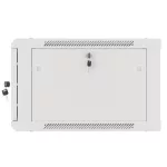 Lanberg WF01-6606-00S 19 6U SZÉL:600mm MÉLY:600mm MAG:379mm lapraszerelt fémajtós szürke fali rack szekrény