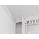 Lanberg WF01-6609-00S 19 9U SZÉL:600mm MÉLY:600mm MAG:512mm lapraszerelt fémajtós szürke fali rack szekrény