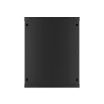 Lanberg WF01-6615-10B 19" 15U SZÉL:600mm MÉLY:600mm MAG:774mm lapraszerelt üvegajtós fekete fali rack szekrény