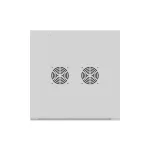 Lanberg WF01-6622-10S 19 22U SZÉL:600mm MÉLY:600mm MAG:1085mm lapraszerelt üvegajtós szürke fali rack szekrény