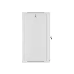 Lanberg WF01-6622-10S 19 22U SZÉL:600mm MÉLY:600mm MAG:1085mm lapraszerelt üvegajtós szürke fali rack szekrény