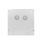 Lanberg WF02-6612-10S 19" 12U SZÉL:600mm MÉLY:600mm MAG:640mm lapraszerelt üvegajtós szürke kétrészes fali rack szekrény