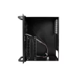 Lanberg WF03-5304-10B 19 4U SZÉL:540mm MÉLY:350mm MAG:281mm lapraszerelt üvegajtós fekete fali rack szekrény